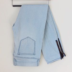 J. Crew Toothpick Jean in Railroad Stripe